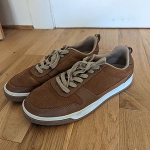 Lands End Brown Suede Tennis Shoe Size 10 (Mens)
